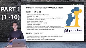 python pandas tutorial top 40 useful