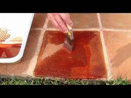 how to stain patio pavers you
