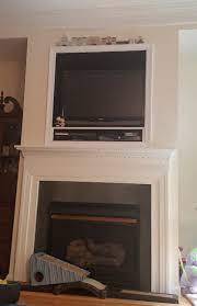 Tv Niche Above The Fireplace