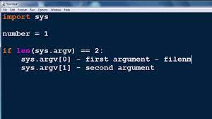 command line arguments in python