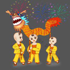 Adakah aloy akan menjadi pengacau lagi? Tahun Baru Fuwa Dragon Dance Kartun Yang Digambar Tangan Adegan Tarian Naga Tahun Baru Cina Elemen Grafis Templat Psd Unduhan Gratis Pikbest