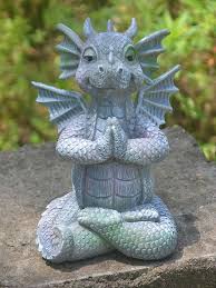 1pc Garden Statue Resin Craft Dragon