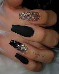 These nail enhancement ideas are best for those who have a constant fear of breaking their long nails but still get envious looking at those sharp and long nails. Looking For More See Our Collection Full Of Fashion And Beauty Ideas And Get Inspired Best Acrylic Nails Black Acrylic Nails Coffin Nails Designs