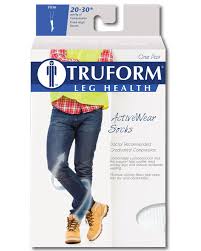 Truform Activewear Closed Toe 20 30 Mmhg Athletic Knee Highs