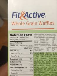 fit active multigrain waffles