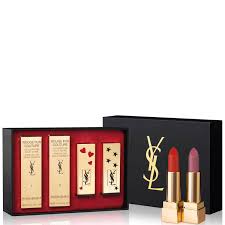 ysl rouge pur couture lipstick 01 and