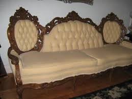 1900s Victorian Rococo Sofa Couch