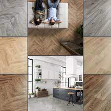 4mm wood effect parquet plank cushioned