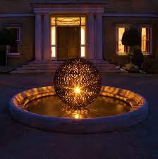 Illuminated Garden Sphere Eclectic