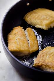 pan fried fish in basil lemon er