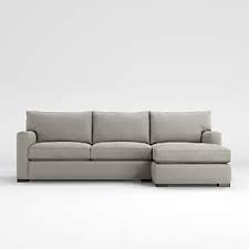 arm angled chaise sectional sofa