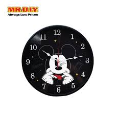 Disney Mickey Wall Clock 12inch Mr Diy