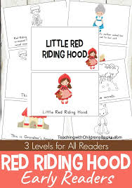 little red riding hood mini book