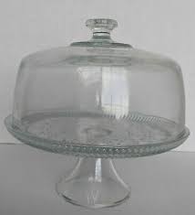 11 classic round glass cake stand plate