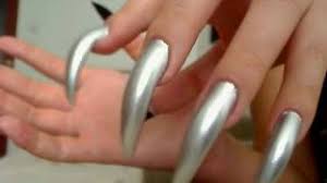 silver pointed nails you