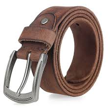 Details About Mens Pin Buckle Belt Vintage Style Pu Leather Waist Girdle Solid Pattern