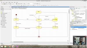 Casetools5 State Chart Diagram Employee Management System