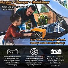 The difference is, the trickle charger will continue to charge, but at a really slow rate. Buy Pz P 0 10 Amp 12v Battery Charger Fully Automatic Battery Maintainer 12 Volt Car Battery Trickle Charger For Automotive Deep Cycle Sla Agm Batteries And More 11 17 5v Adjustable Online In Hong Kong