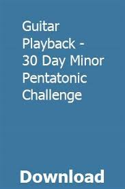 Guitar Playback 30 Day Minor Pentatonic Challenge Download
