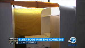 How much does it cost to rent a storage unit in los angeles? Sleep Pods For The Homeless In La Aim To Ease Transition Into Permanent Housing Abc7 Los Angeles