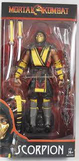 The original mortal kombat warehouse displays unique content extracted directly from the mortal kombat games: Mortal Kombat Scorpion Mcfarlane Toys 7 Figure