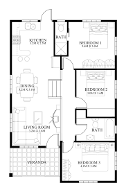 Small House Design 2016005 Floor Plan