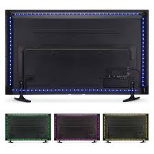 Led Backlight Tv Remote Usb Light For 55 Strip Rf Rgb For 55 60 65 Inch 12 6ft Customized Lights Kit Monitor Bias Lighting Led Strips Aliexpress