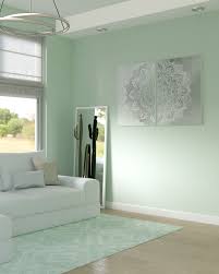 what colors go with mint green walls