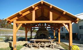 Custom Timber Frame Pavilion Structures