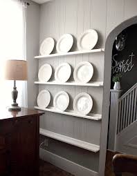 The Easiest Diy Plate Rack Ever The