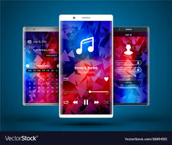 mobile interface wallpaper design