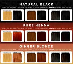 35 Faithful Henna Hair Colour Chart