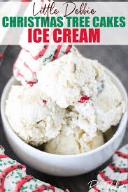 In this recipe, rum is incorporated in two ways: Little Debbie Christmas Tree Cakes Ice Cream Rose Bakes