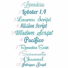 This collection of fonts are great for posts where text is the hero. Best Cutable Cursive Fonts For Silhouette And Eclips