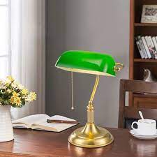 Green Bankirlampa Table Lamp Original