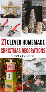18 clever homemade christmas decorations