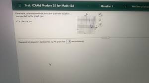 Test Exam Module 28 For Math 133