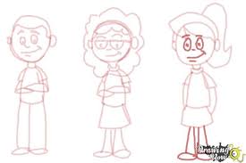 how to draw cartoon people drawingnow