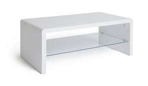 White coffee table high gloss with 2 drawers. Buy Habitat Sleigh 1 Shelf Coffee Table White Gloss Coffee Tables Argos