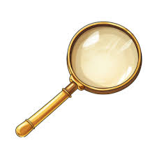 Realistic Magnifying Glass Clip Art