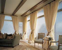 pairing curtains and blinds