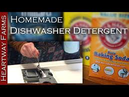 homemade dishwasher detergent soap