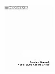 Here is a picture gallery about 1999 honda accord v6 engine diagram complete with the description of the image, please find the image you need. Honda Accord 1998 2002 Service Manual Complete Airbag Valve