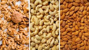 walnuts vs cashews and almonds which