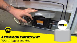how to fix a leaking fridge 4 possible