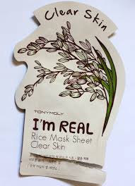 clear skin rice mask sheet review