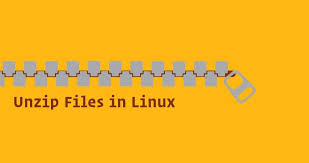 create zip and unzip file in linux