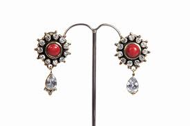 fashion earrings from india in cz and