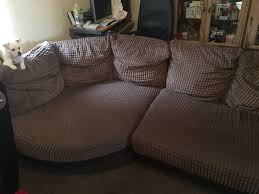 corner sofa cuddle chair and puffet