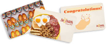Send the gift of de dutch via an electronic gift card, or if you prefer a more traditional physical card, via mail. Gift Cards De Dutch
